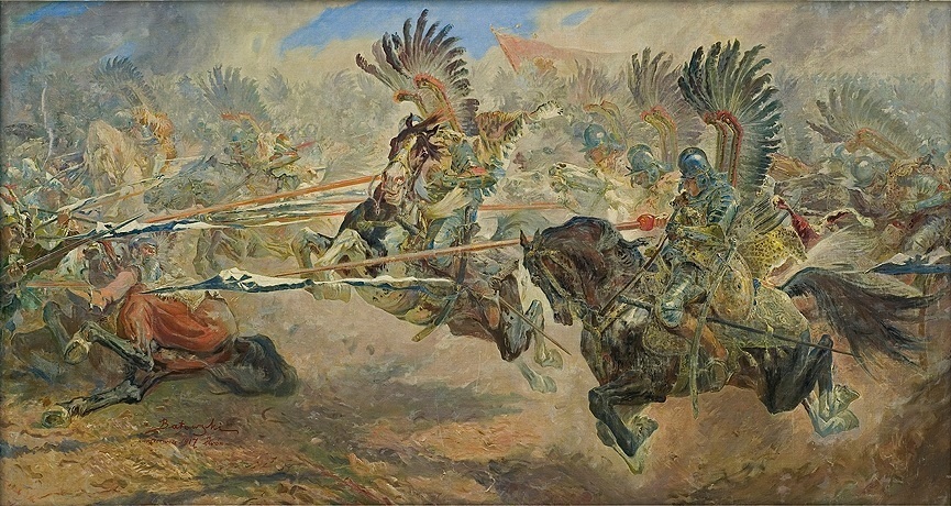 Stanisław_Kaczor_Batowski_-_Atak_husarii._Chocim_1917.jpg