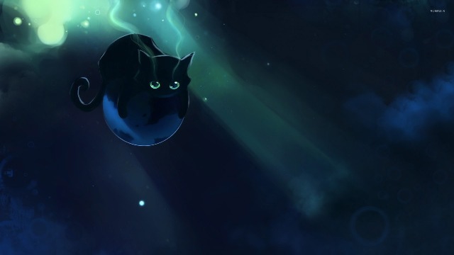 black-kitten-floating-on-a-planet .jpg