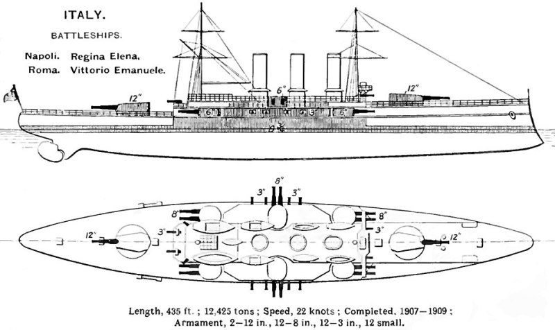 Regina_Elena_class_diagrams_Brasseys_191